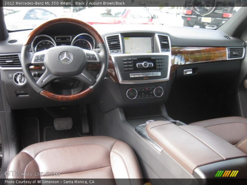 Black / Auburn Brown/Black 2012 Mercedes-Benz ML 350 4Matic