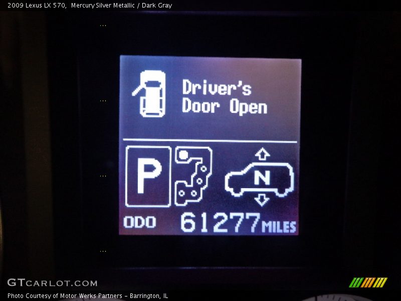 Mercury Silver Metallic / Dark Gray 2009 Lexus LX 570
