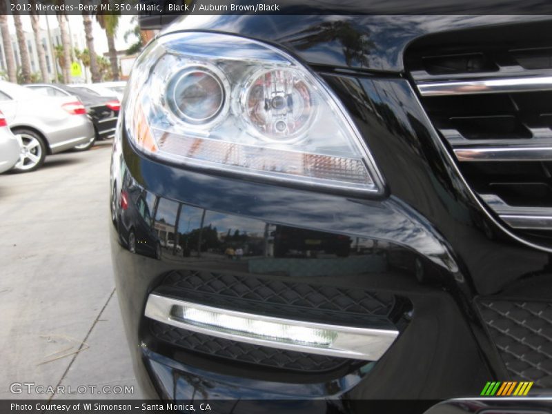 Black / Auburn Brown/Black 2012 Mercedes-Benz ML 350 4Matic