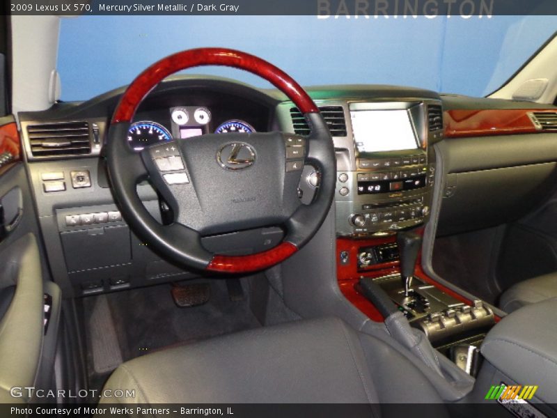 Mercury Silver Metallic / Dark Gray 2009 Lexus LX 570