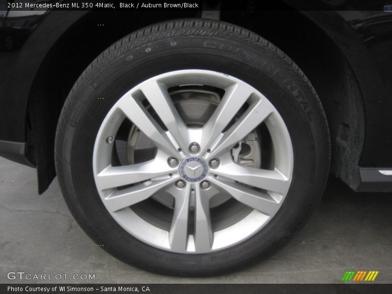 Black / Auburn Brown/Black 2012 Mercedes-Benz ML 350 4Matic