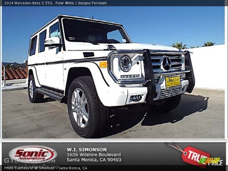 Polar White / designo Porcelain 2014 Mercedes-Benz G 550