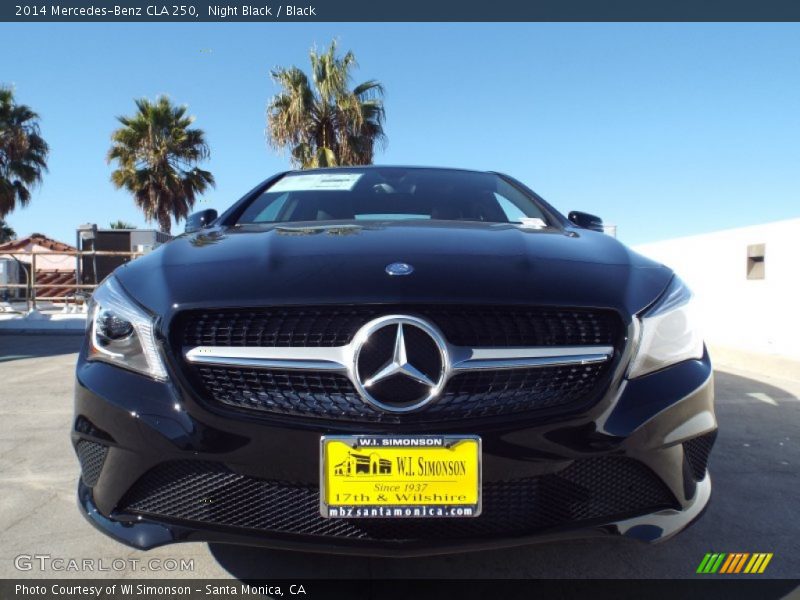 Night Black / Black 2014 Mercedes-Benz CLA 250