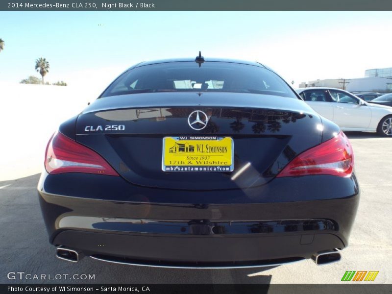 Night Black / Black 2014 Mercedes-Benz CLA 250