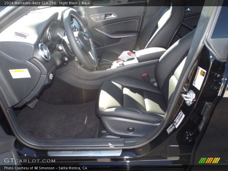 Night Black / Black 2014 Mercedes-Benz CLA 250