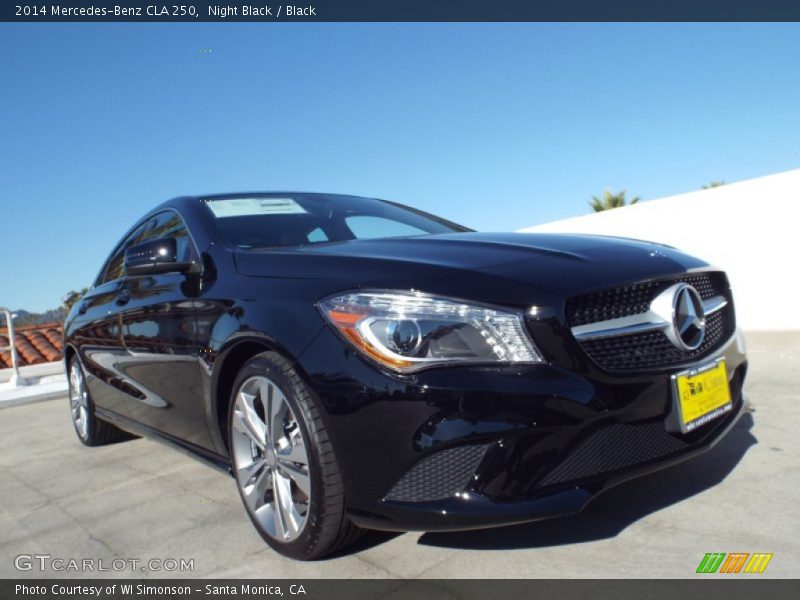 Night Black / Black 2014 Mercedes-Benz CLA 250