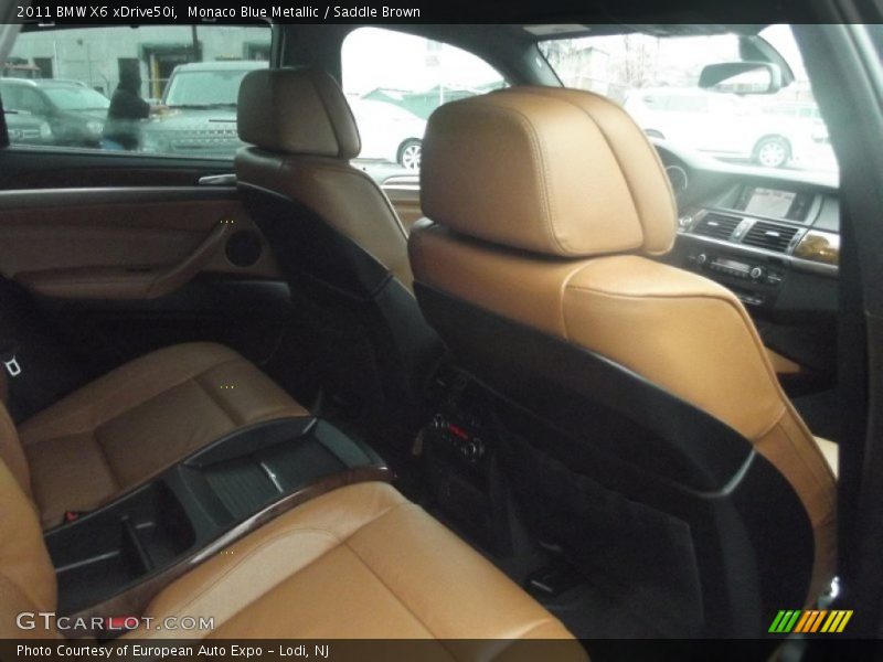 Monaco Blue Metallic / Saddle Brown 2011 BMW X6 xDrive50i