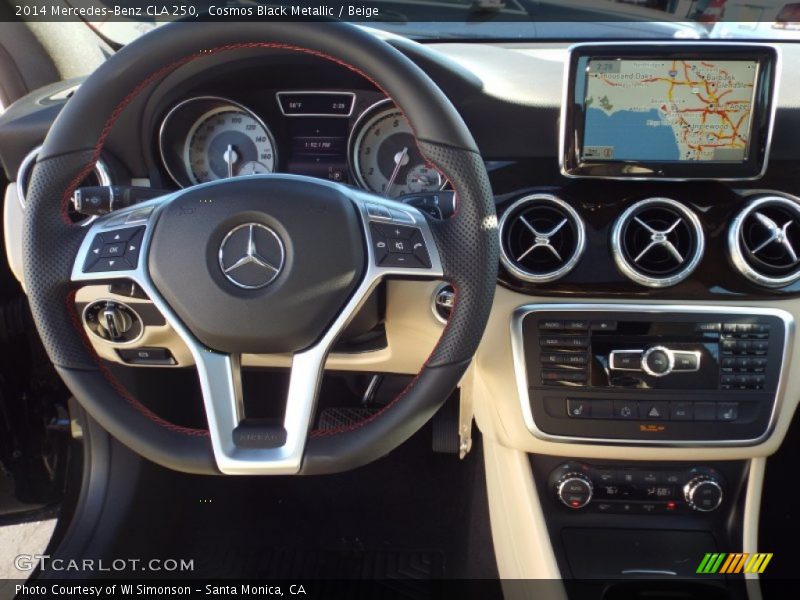 Cosmos Black Metallic / Beige 2014 Mercedes-Benz CLA 250