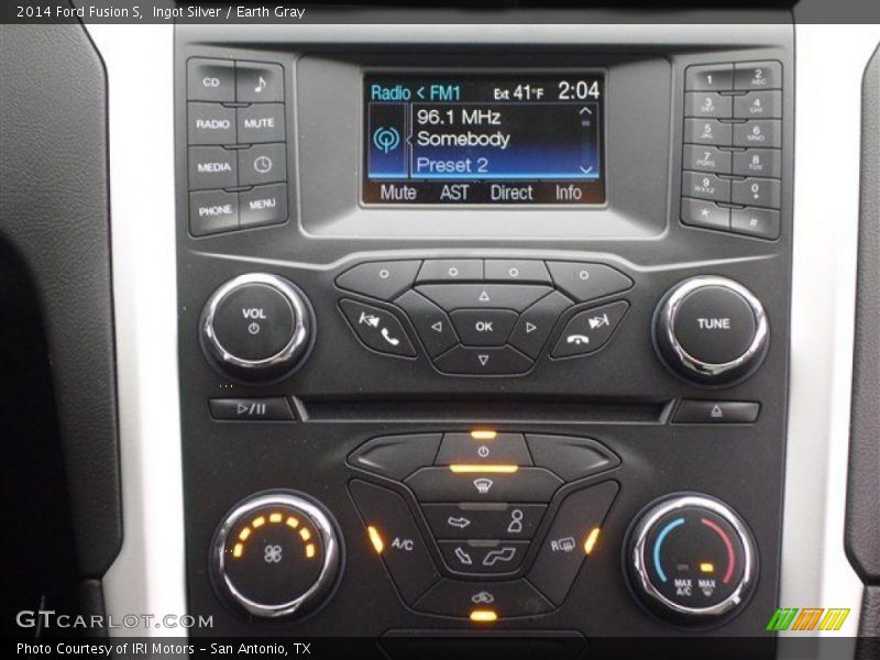Ingot Silver / Earth Gray 2014 Ford Fusion S