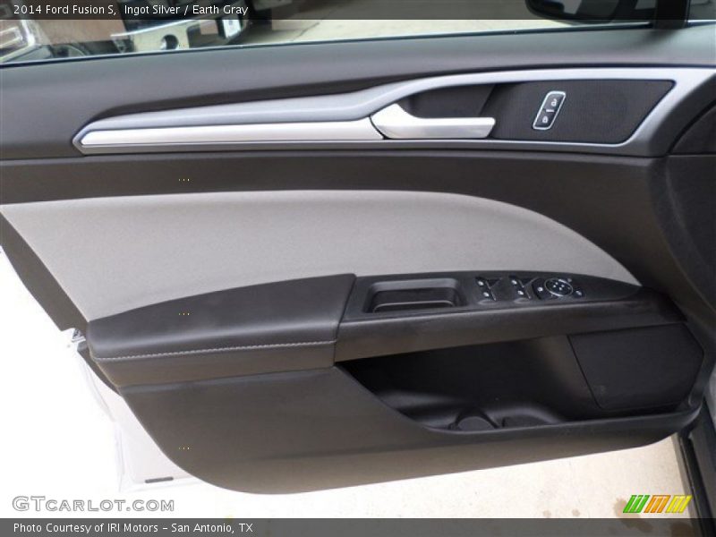 Ingot Silver / Earth Gray 2014 Ford Fusion S