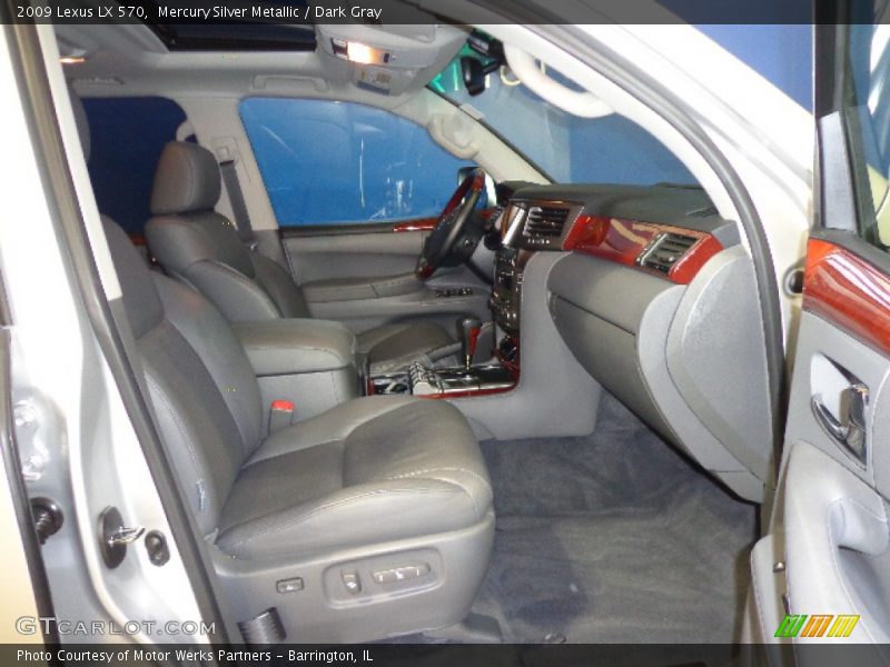 Mercury Silver Metallic / Dark Gray 2009 Lexus LX 570