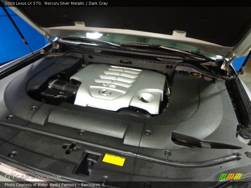 Mercury Silver Metallic / Dark Gray 2009 Lexus LX 570