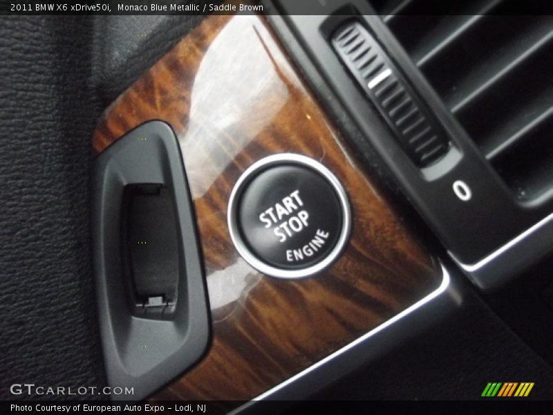 Monaco Blue Metallic / Saddle Brown 2011 BMW X6 xDrive50i