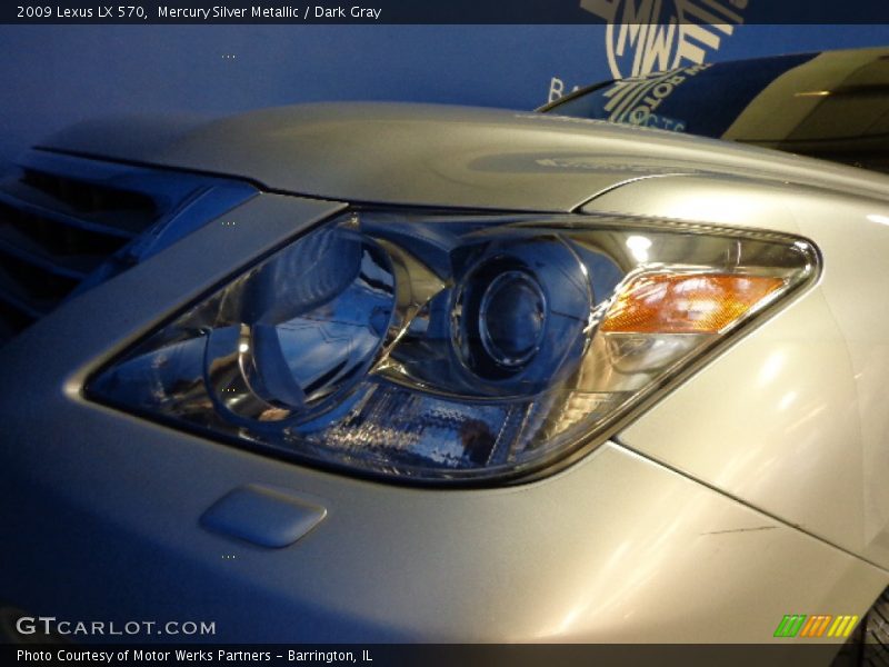 Mercury Silver Metallic / Dark Gray 2009 Lexus LX 570