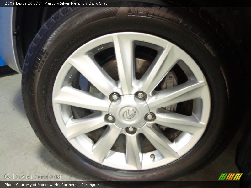 Mercury Silver Metallic / Dark Gray 2009 Lexus LX 570