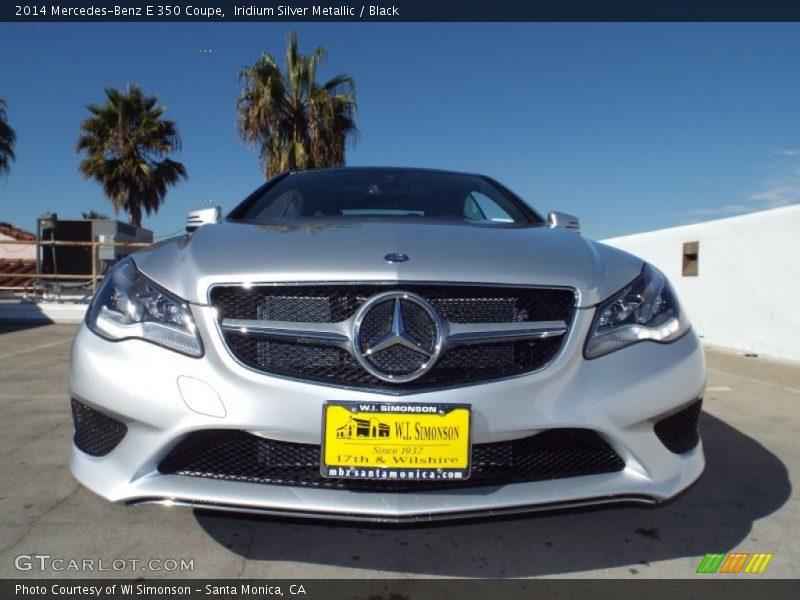Iridium Silver Metallic / Black 2014 Mercedes-Benz E 350 Coupe