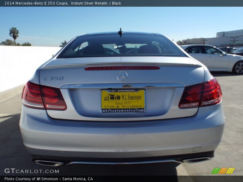 Iridium Silver Metallic / Black 2014 Mercedes-Benz E 350 Coupe