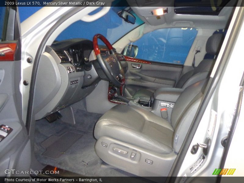Mercury Silver Metallic / Dark Gray 2009 Lexus LX 570
