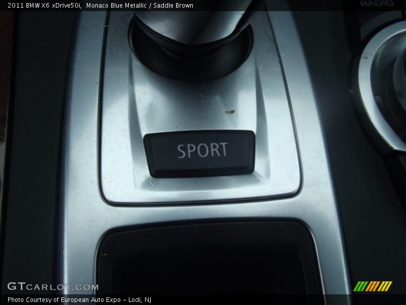 Monaco Blue Metallic / Saddle Brown 2011 BMW X6 xDrive50i