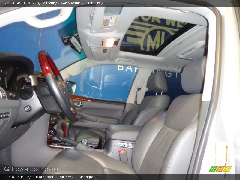 Mercury Silver Metallic / Dark Gray 2009 Lexus LX 570