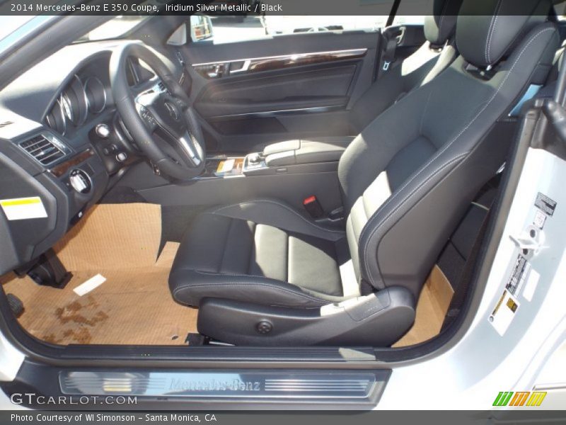 Iridium Silver Metallic / Black 2014 Mercedes-Benz E 350 Coupe