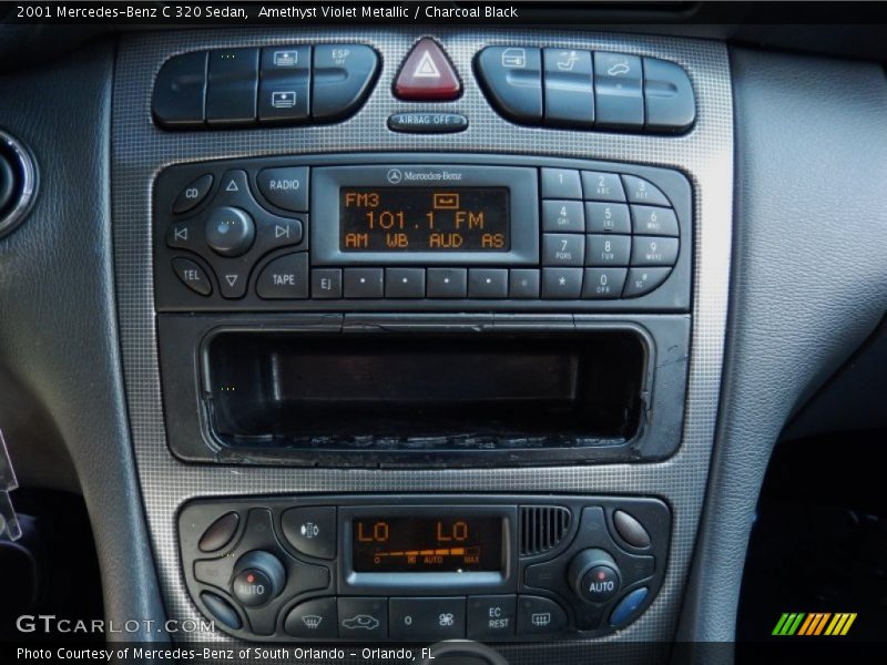 Controls of 2001 C 320 Sedan
