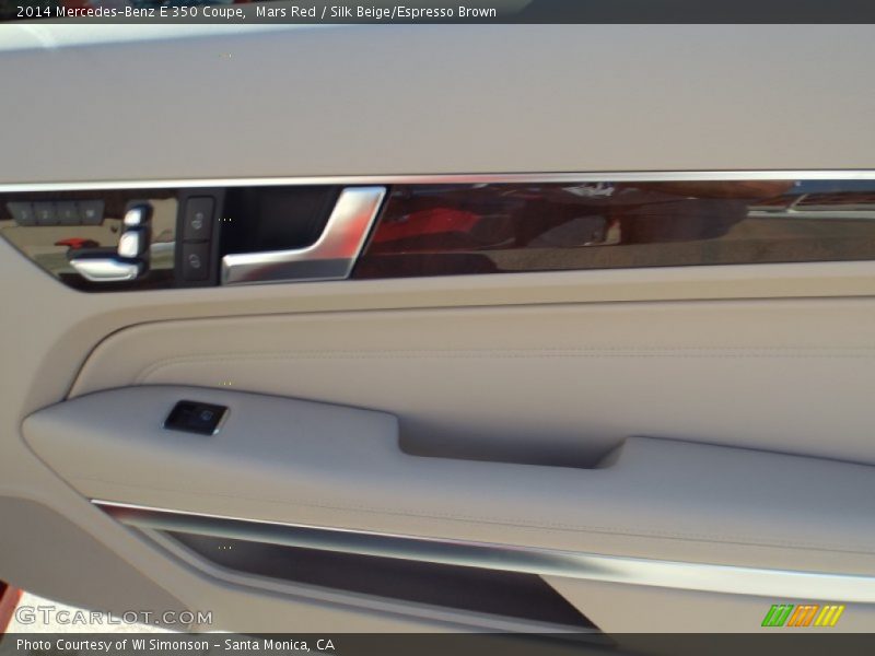 Mars Red / Silk Beige/Espresso Brown 2014 Mercedes-Benz E 350 Coupe