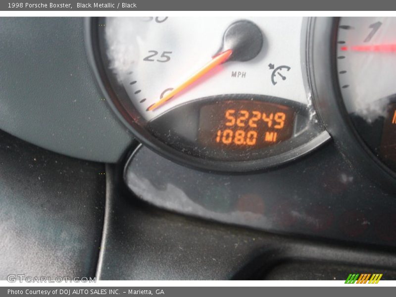 Black Metallic / Black 1998 Porsche Boxster