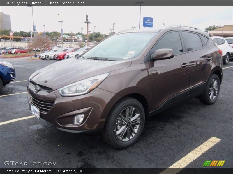 Kona Bronze / Beige 2014 Hyundai Tucson SE