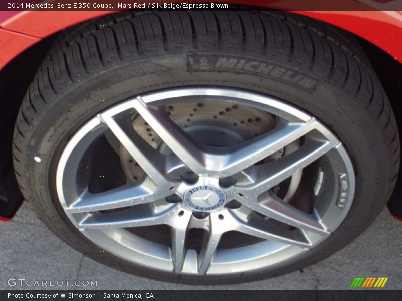 Mars Red / Silk Beige/Espresso Brown 2014 Mercedes-Benz E 350 Coupe