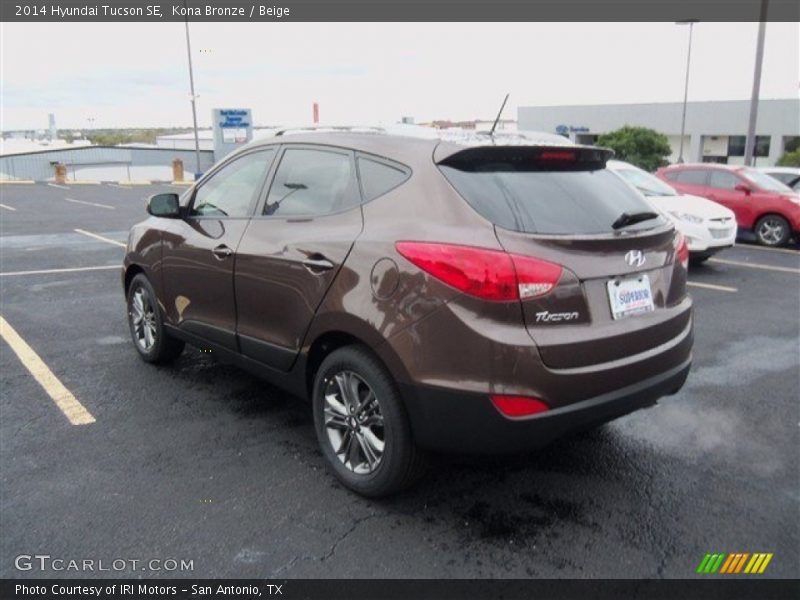 Kona Bronze / Beige 2014 Hyundai Tucson SE