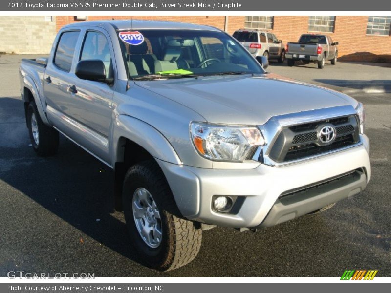 Silver Streak Mica / Graphite 2012 Toyota Tacoma V6 SR5 Prerunner Double Cab