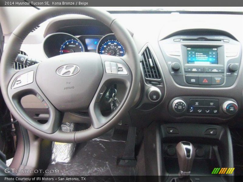 Kona Bronze / Beige 2014 Hyundai Tucson SE
