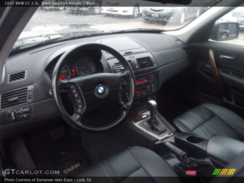 Black Sapphire Metallic / Black 2005 BMW X3 3.0i