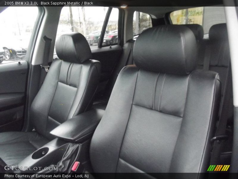 Black Sapphire Metallic / Black 2005 BMW X3 3.0i