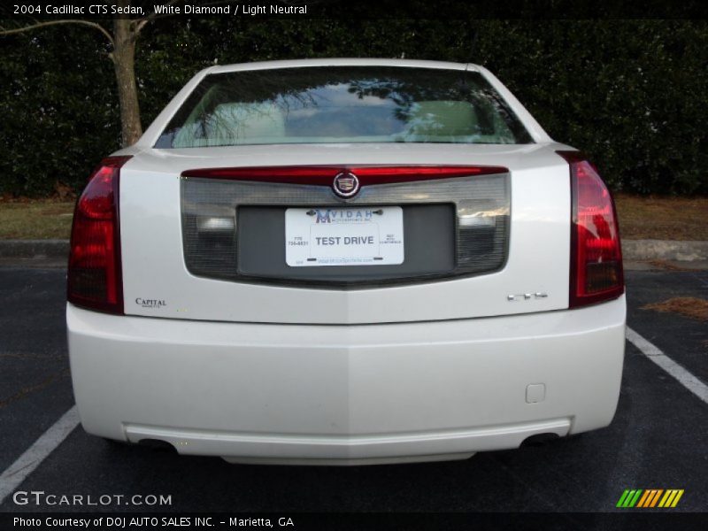 White Diamond / Light Neutral 2004 Cadillac CTS Sedan