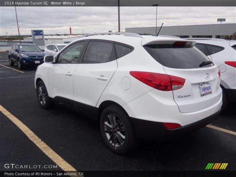Winter White / Beige 2014 Hyundai Tucson SE