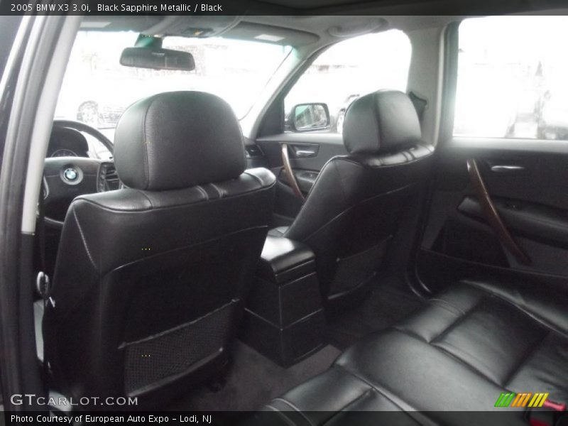 Black Sapphire Metallic / Black 2005 BMW X3 3.0i