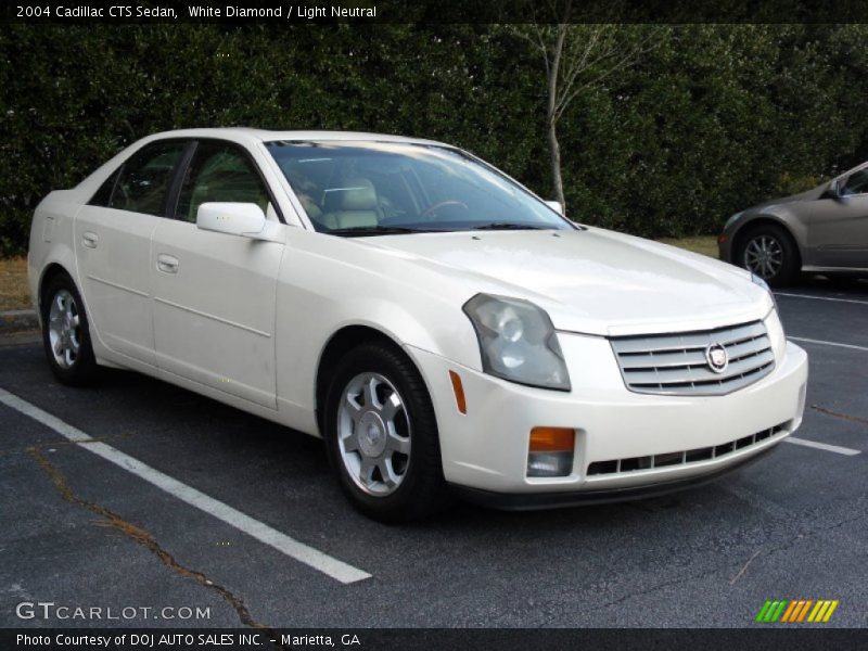 White Diamond / Light Neutral 2004 Cadillac CTS Sedan