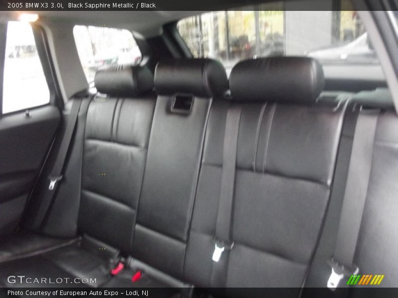 Black Sapphire Metallic / Black 2005 BMW X3 3.0i
