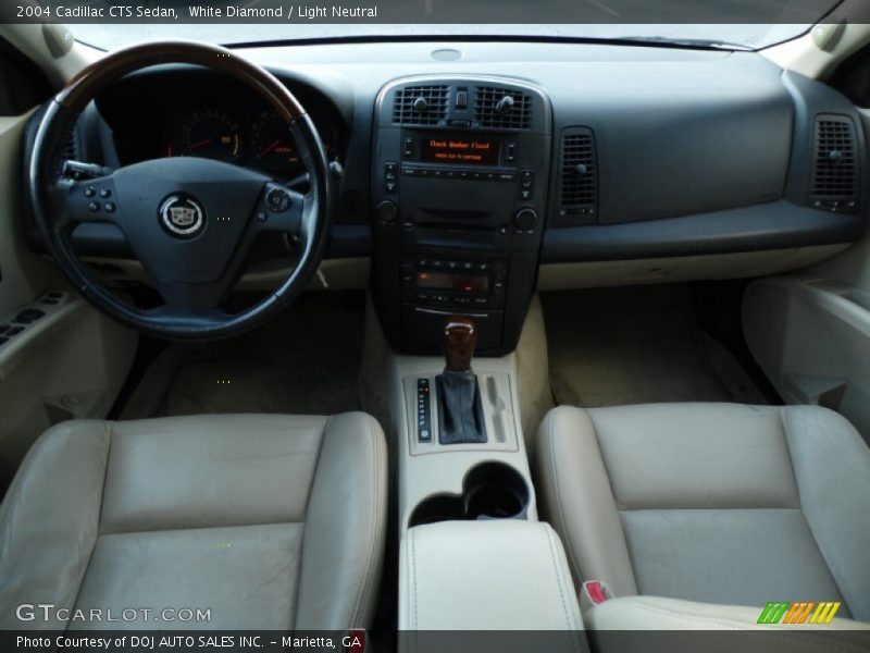 White Diamond / Light Neutral 2004 Cadillac CTS Sedan