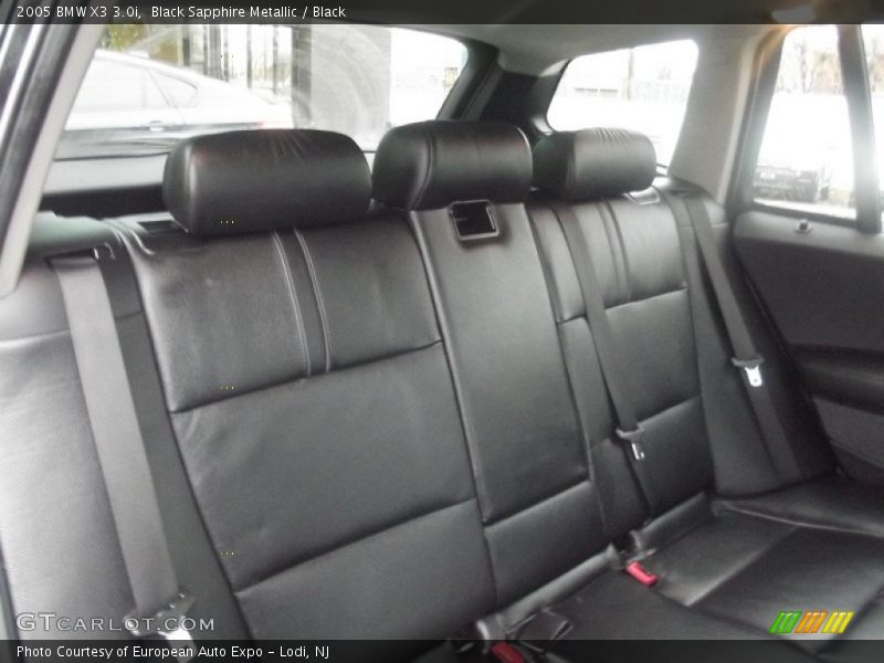 Black Sapphire Metallic / Black 2005 BMW X3 3.0i