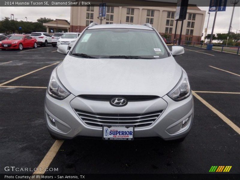 Diamond Silver / Black 2014 Hyundai Tucson SE