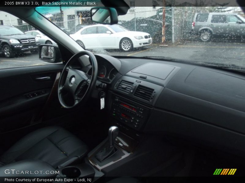 Black Sapphire Metallic / Black 2005 BMW X3 3.0i