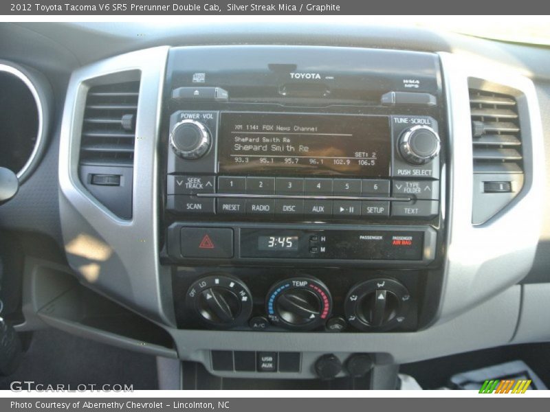 Silver Streak Mica / Graphite 2012 Toyota Tacoma V6 SR5 Prerunner Double Cab