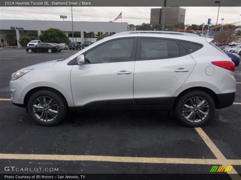 Diamond Silver / Black 2014 Hyundai Tucson SE
