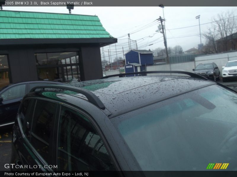 Black Sapphire Metallic / Black 2005 BMW X3 3.0i