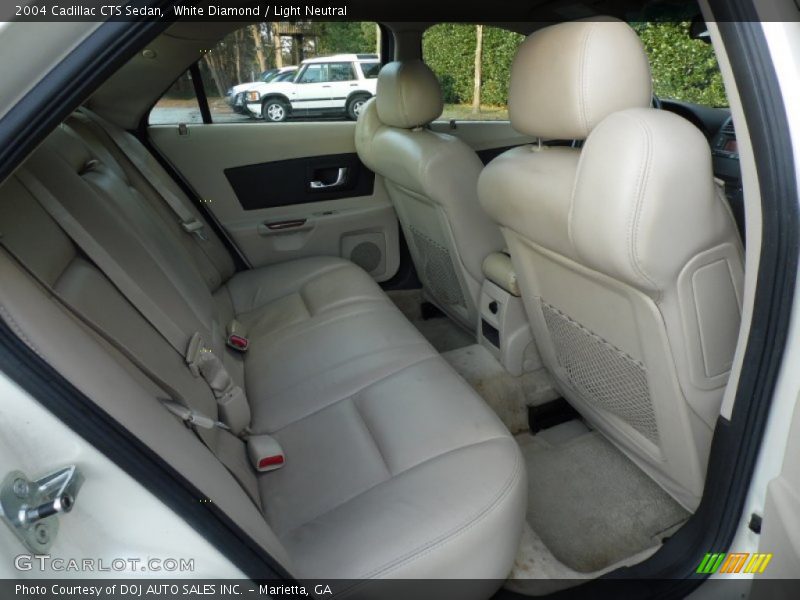 White Diamond / Light Neutral 2004 Cadillac CTS Sedan