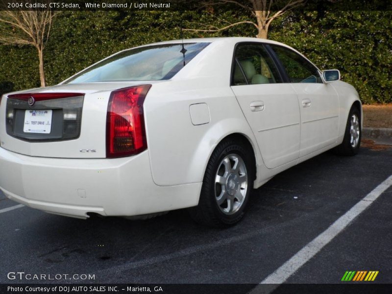 White Diamond / Light Neutral 2004 Cadillac CTS Sedan