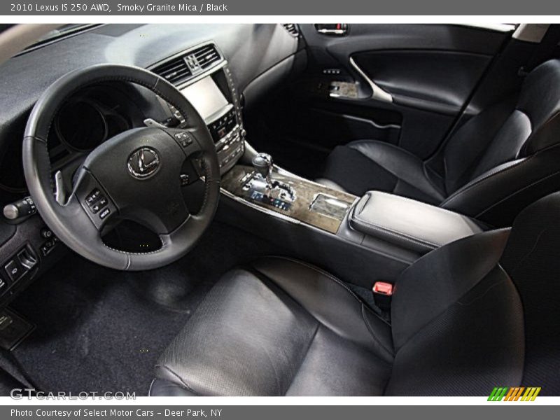 Smoky Granite Mica / Black 2010 Lexus IS 250 AWD